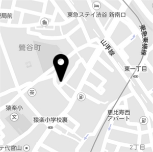 クレンジングカフェ代官山地図